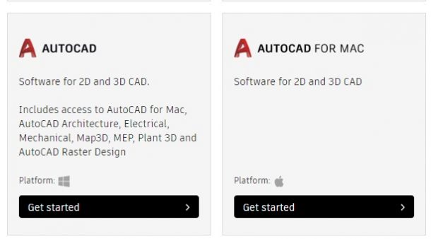 Download da Autodesk