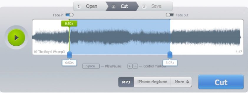 Edite como usar o Audio Cutter