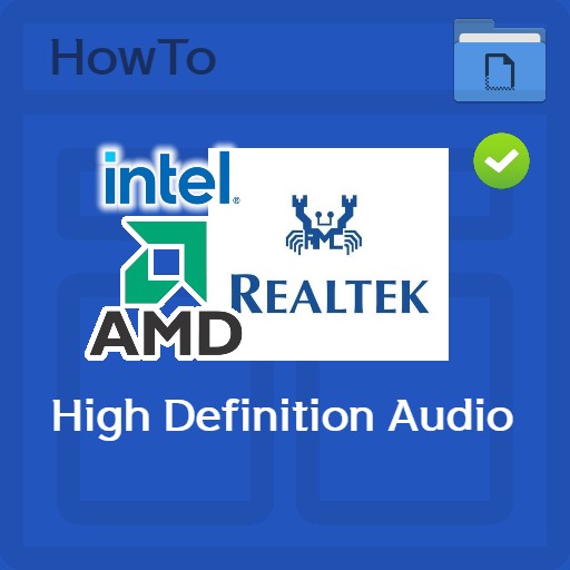 Como instalar o dispositivo de driver de áudio de alta definição Áudio Intel NUC Realtek AMD